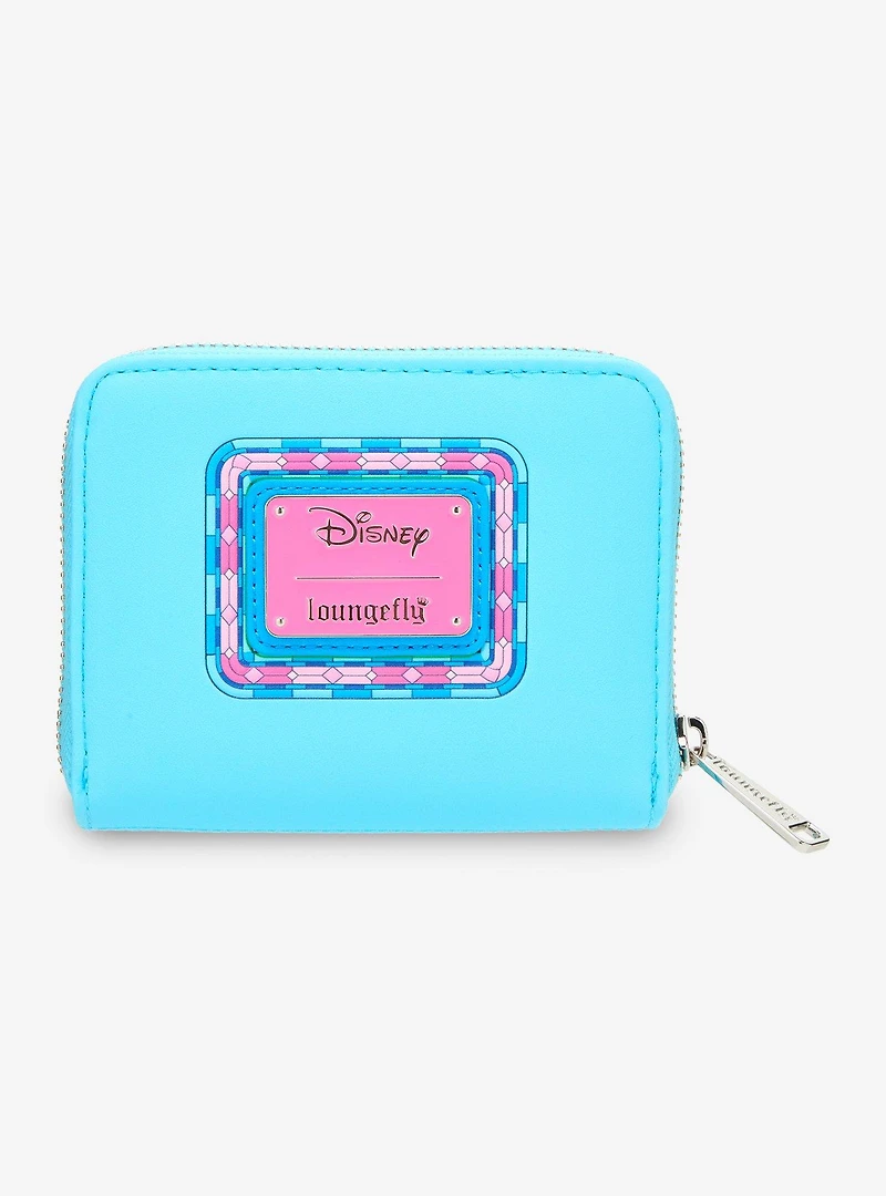 Loungefly Disney Cinderella Stained Glass Portrait Small Zip Wallet - BoxLunch Exclusive