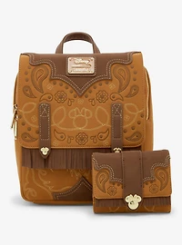 Loungefly Disney Minnie Mouse Western Patterned Mini Backpack - BoxLunch Exclusive