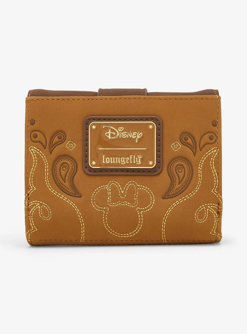 Loungefly Disney Minnie Mouse Western Patterned Wallet - BoxLunch Exclusive
