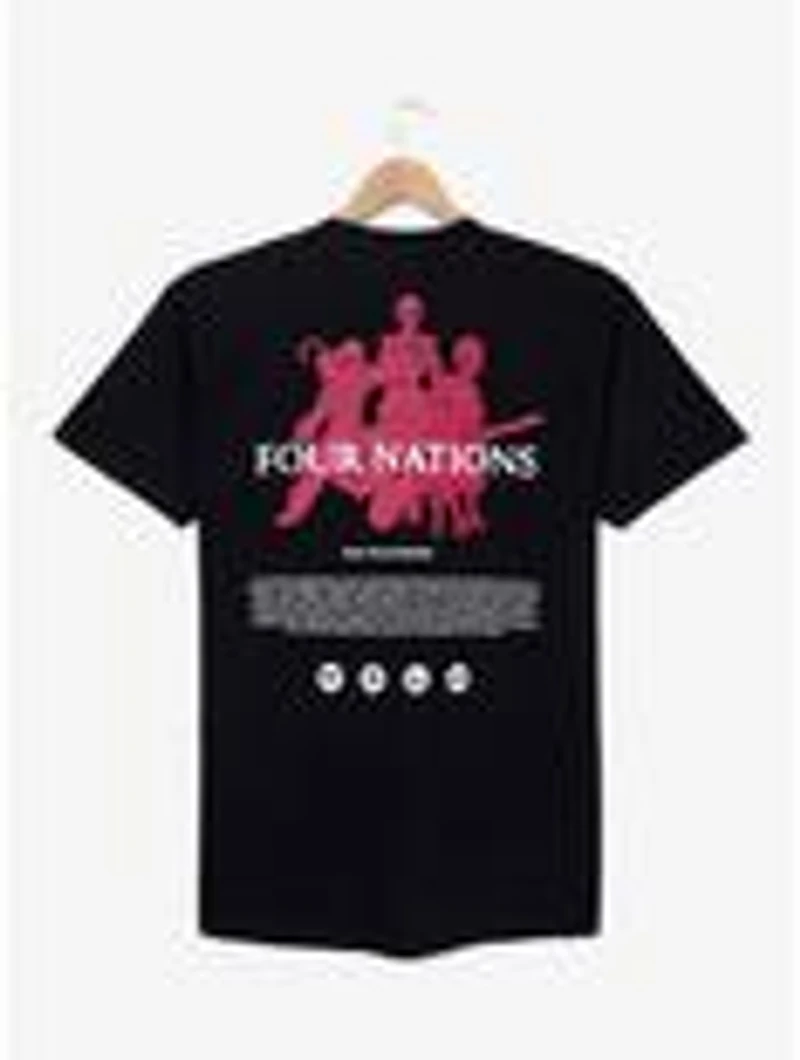 Avatar: The Last Airbender Four Nations T-Shirt — BoxLunch Exclusive