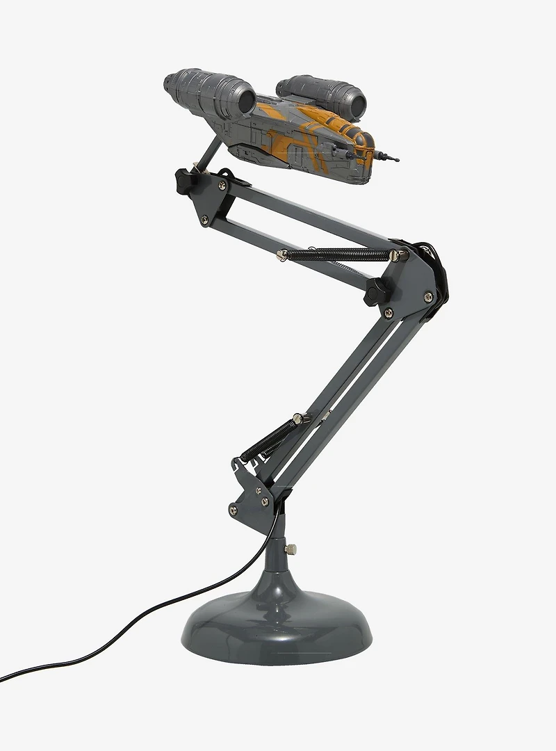 Star Wars The Mandalorian and Grogu Razor Crest Poseable Desk Lamp