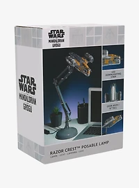 Star Wars The Mandalorian and Grogu Razor Crest Poseable Desk Lamp