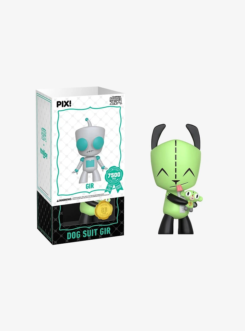 Thrilljoy Invader Zim Pix! GIR Vinyl Figure