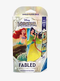 Disney Lorcana Trading Card Game Fabled Single-Player Deck