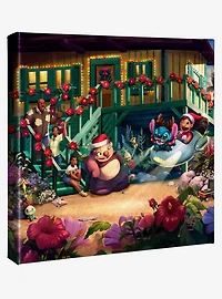 Disney Lilo & Stitch Aloha Christmas Gallery Wrapped Canvas