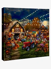 Disney Mickey & Minnie Pumpkin Festival Gallery Wrapped Canvas
