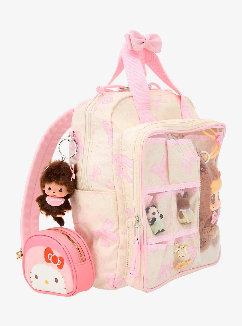 Pink Bow Allover Print Trinket Display Mini Backpack — BoxLunch Exclusive