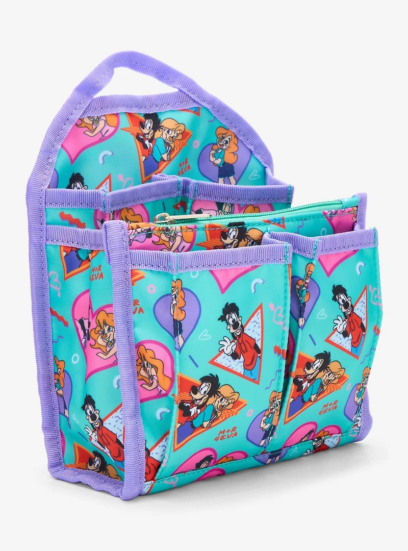 Disney A Goofy Movie Max & Roxanne Retro Allover Print Mini Backpack Organizer - BoxLunch Exclusive