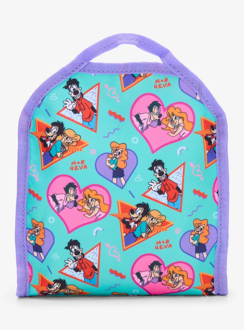 Disney A Goofy Movie Max & Roxanne Retro Allover Print Mini Backpack Organizer - BoxLunch Exclusive