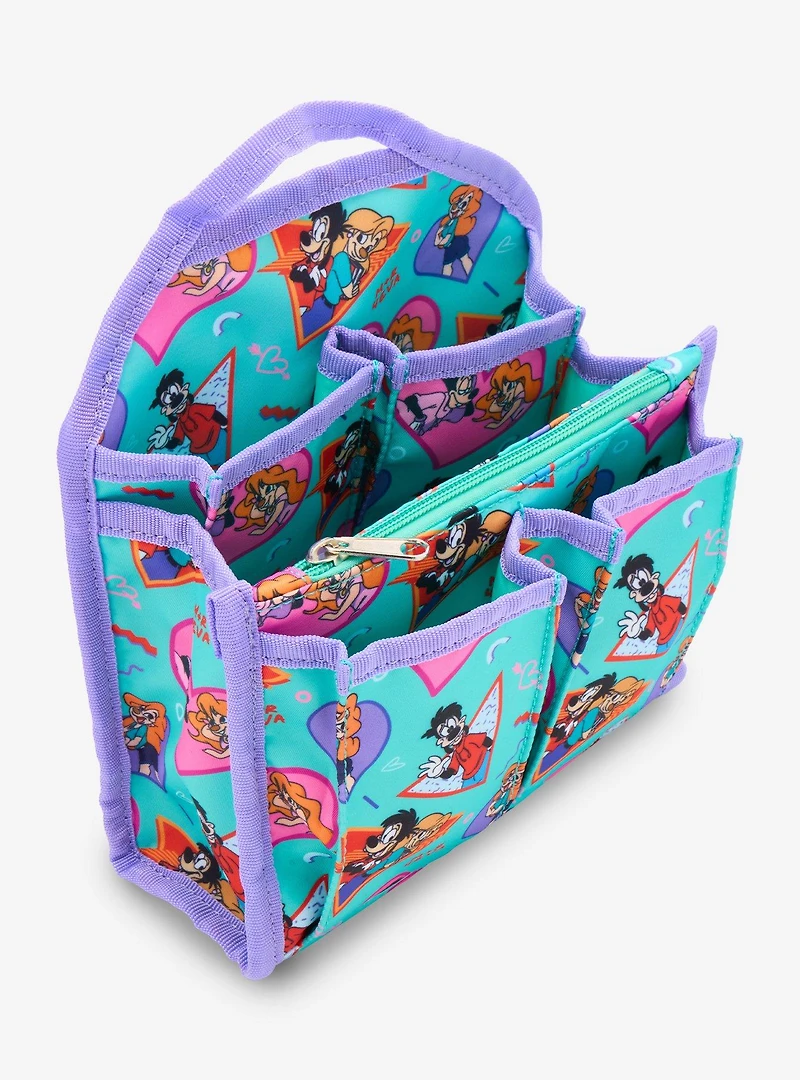 Disney A Goofy Movie Max & Roxanne Retro Allover Print Mini Backpack Organizer - BoxLunch Exclusive