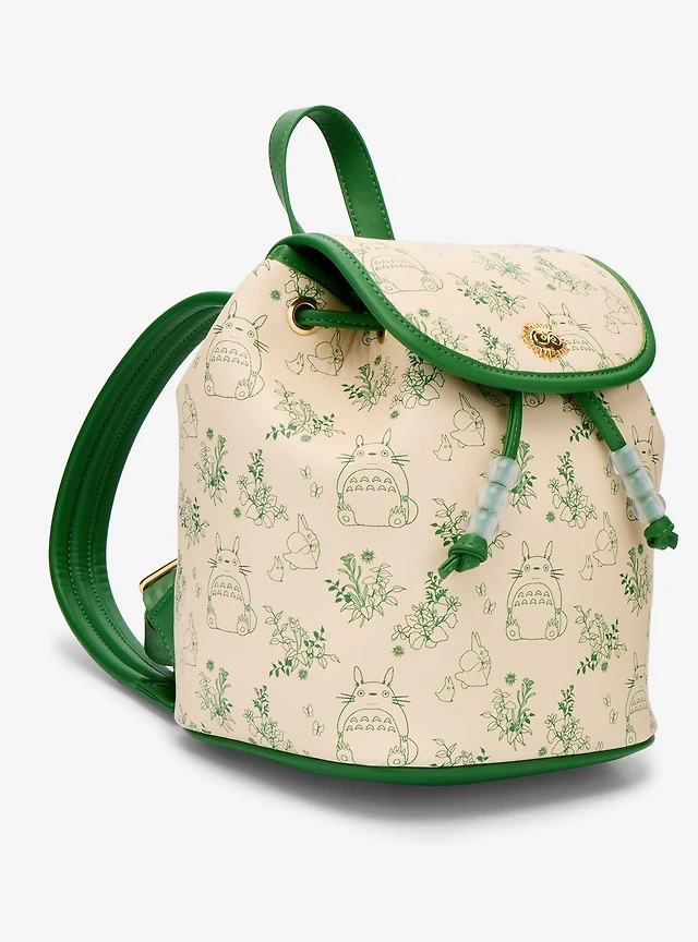 Our Universe Studio Ghibli My Neighborhood Totoro Folk Backpack BoxLunch Our Universe Studio Ghibli My Neighbor Totoro Fall Foliage  main image 4