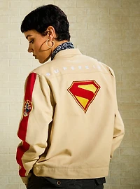 DC Comics Supergirl Patches Women's Moto Jacket - BoxLunch Exclusive