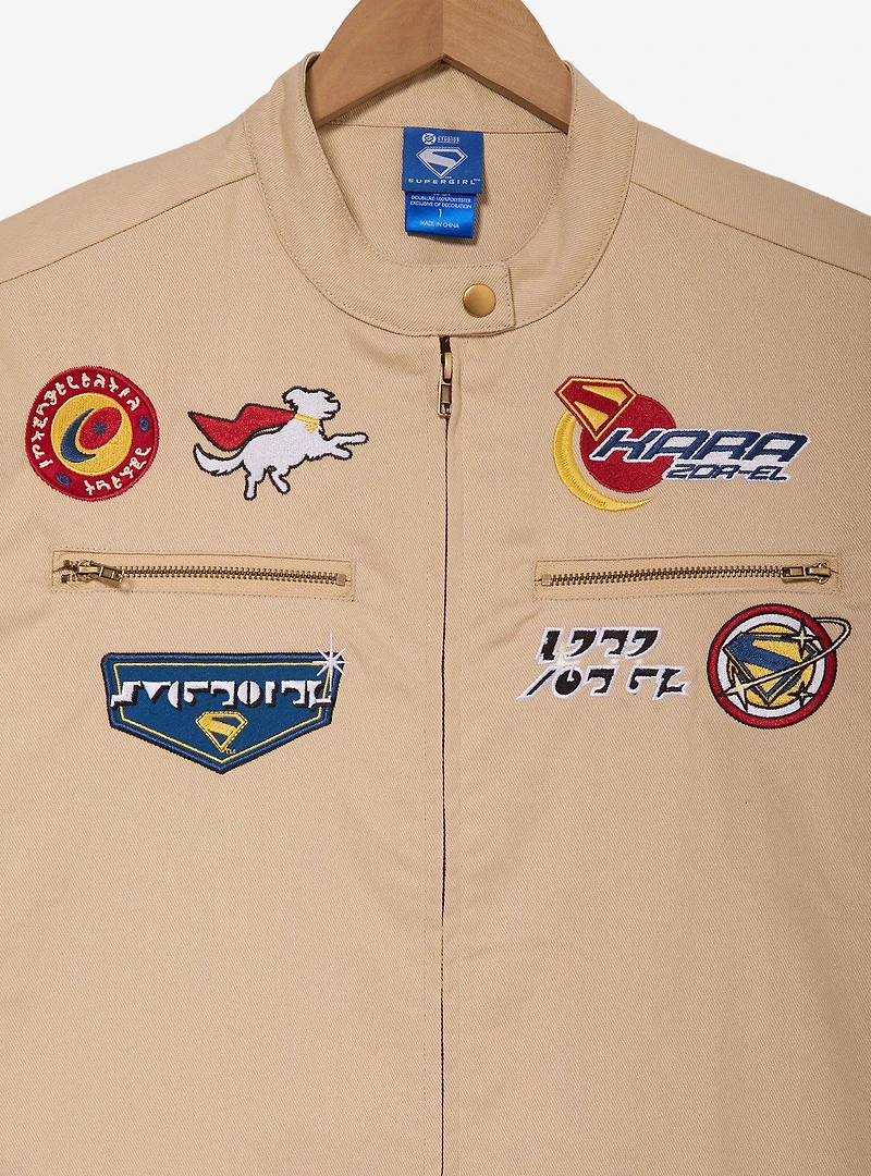 DC Comics Supergirl Patches Women's Plus Moto Jacket - BoxLunch Exclusive