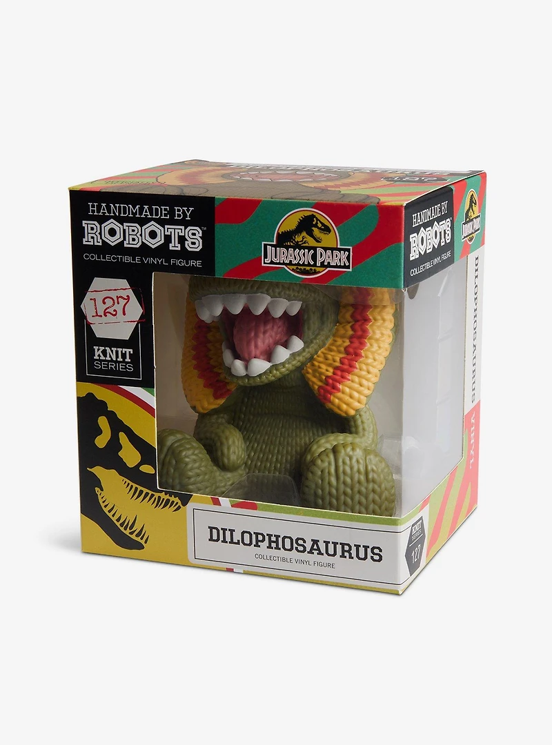 Jurassic Park Dilophosaurus Handmade By Robots Vinyl Figure
