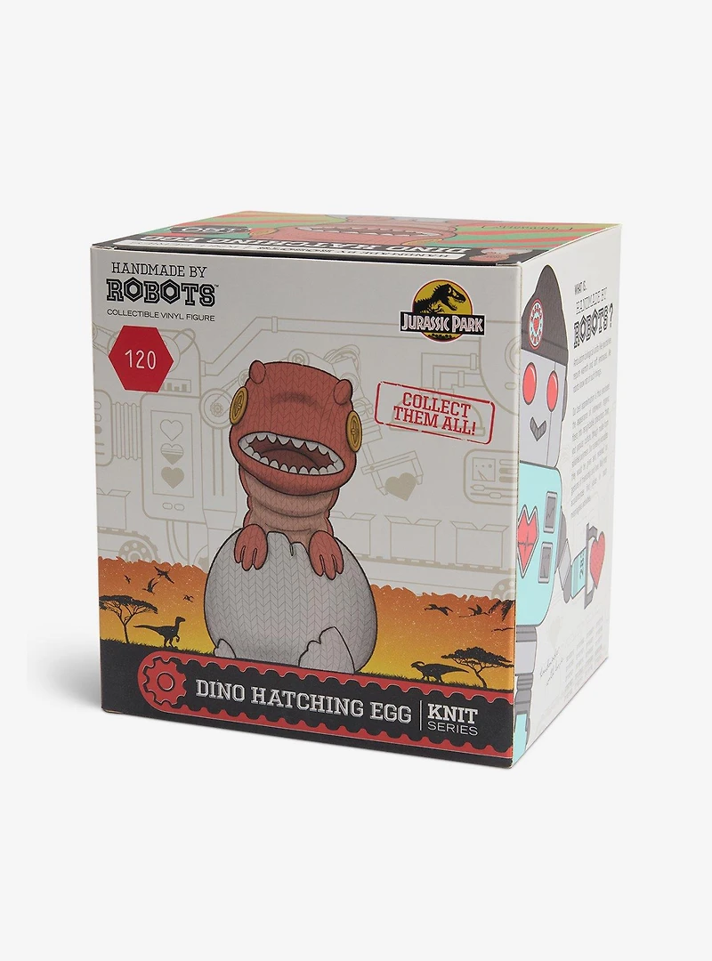 Jurassic Park Dino Hatching Egg Handmade By Robots Vinyl Figure
