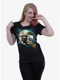 The Simpsons Marge Witch Boatneck Cap Sleeve Top