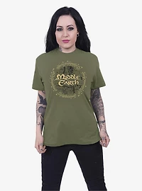 the Lord of Rings Middle Earth T-Shirt Olive