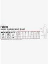 Skeleton Zipsters Youth Costume