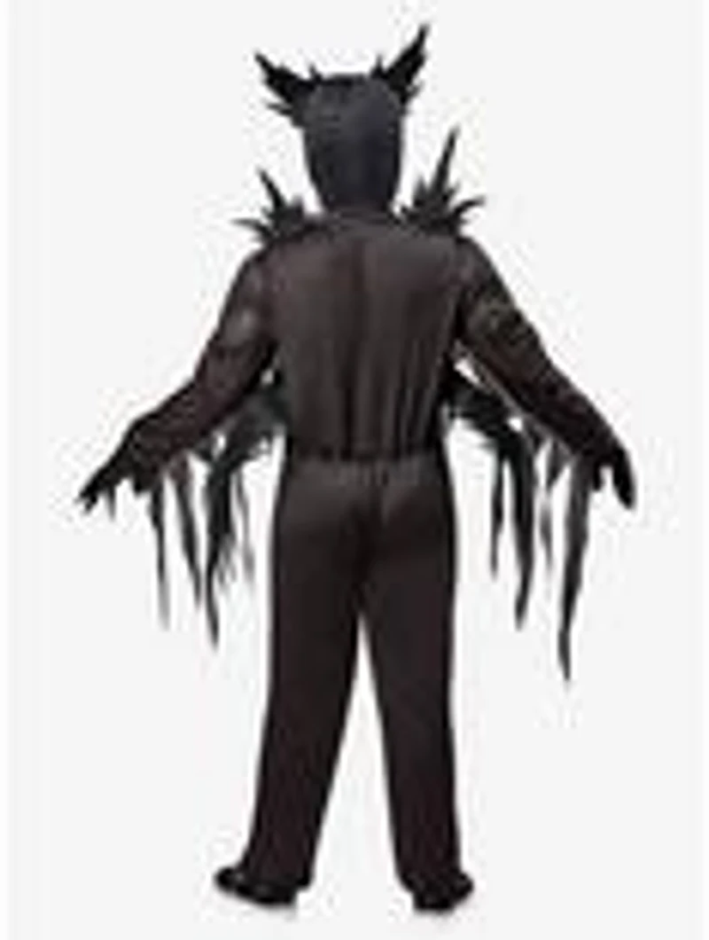 Black Shadow Creeper Youth Costume with Mask