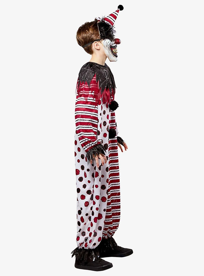 Creepy Clown Youth Costume with Mask