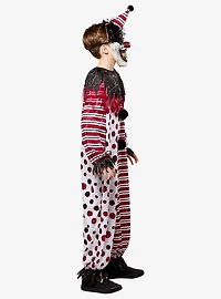 Creepy Clown Youth Costume with Mask