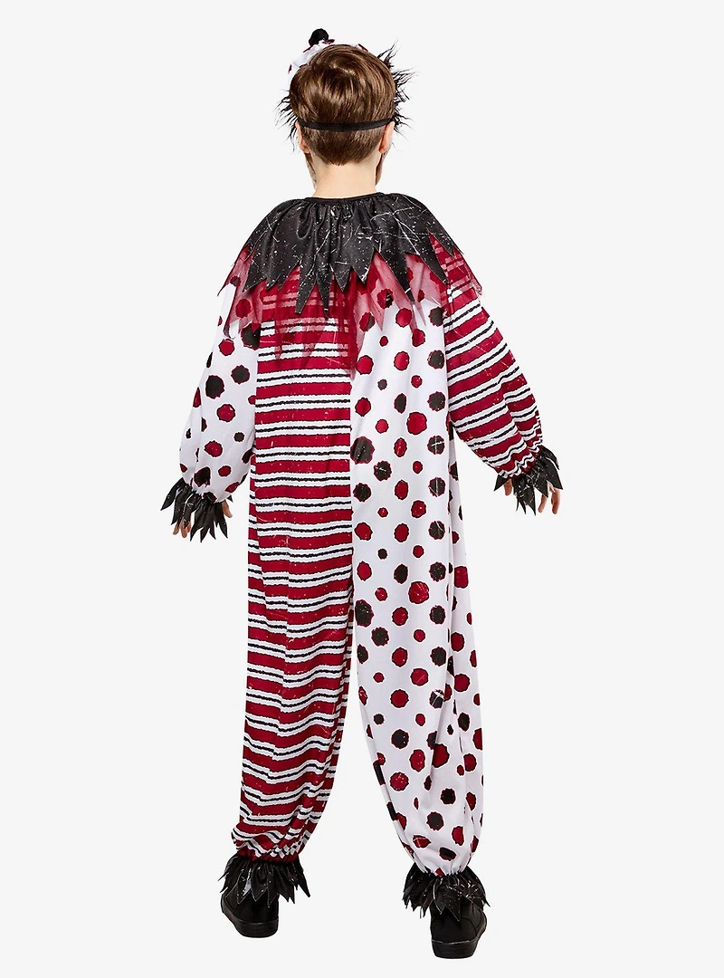 Creepy Clown Youth Costume with Mask