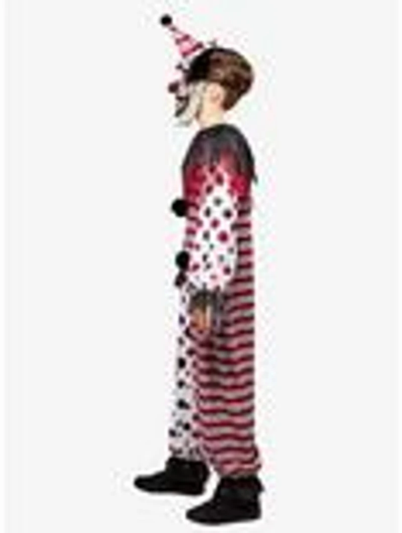 Creepy Clown Youth Costume with Mask