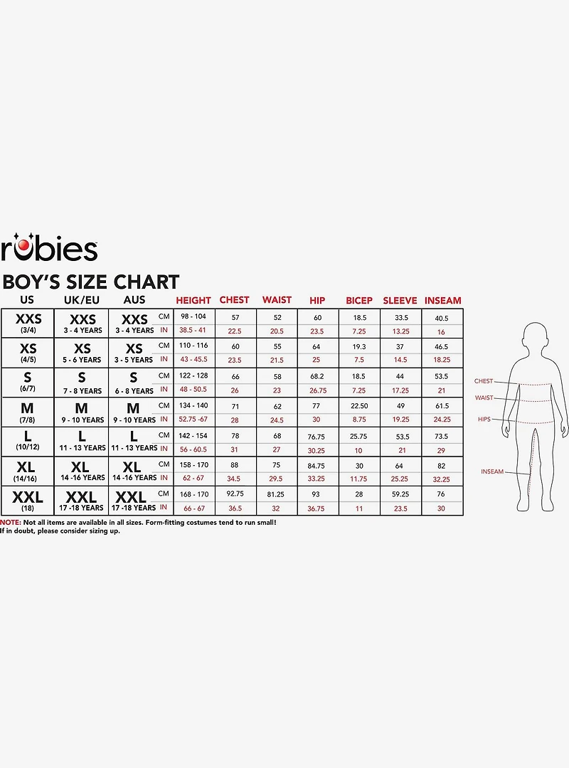 Creepy Clown Youth Costume with Mask