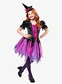 Purple Witch Dress with Hat