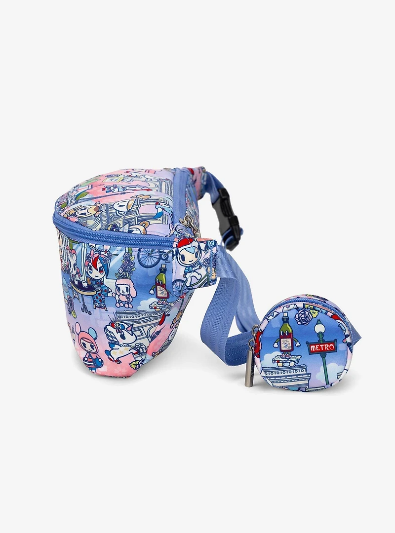 JuJuBe x Tokidoki C'est la Vie a Paris Park Pack Fanny Pack