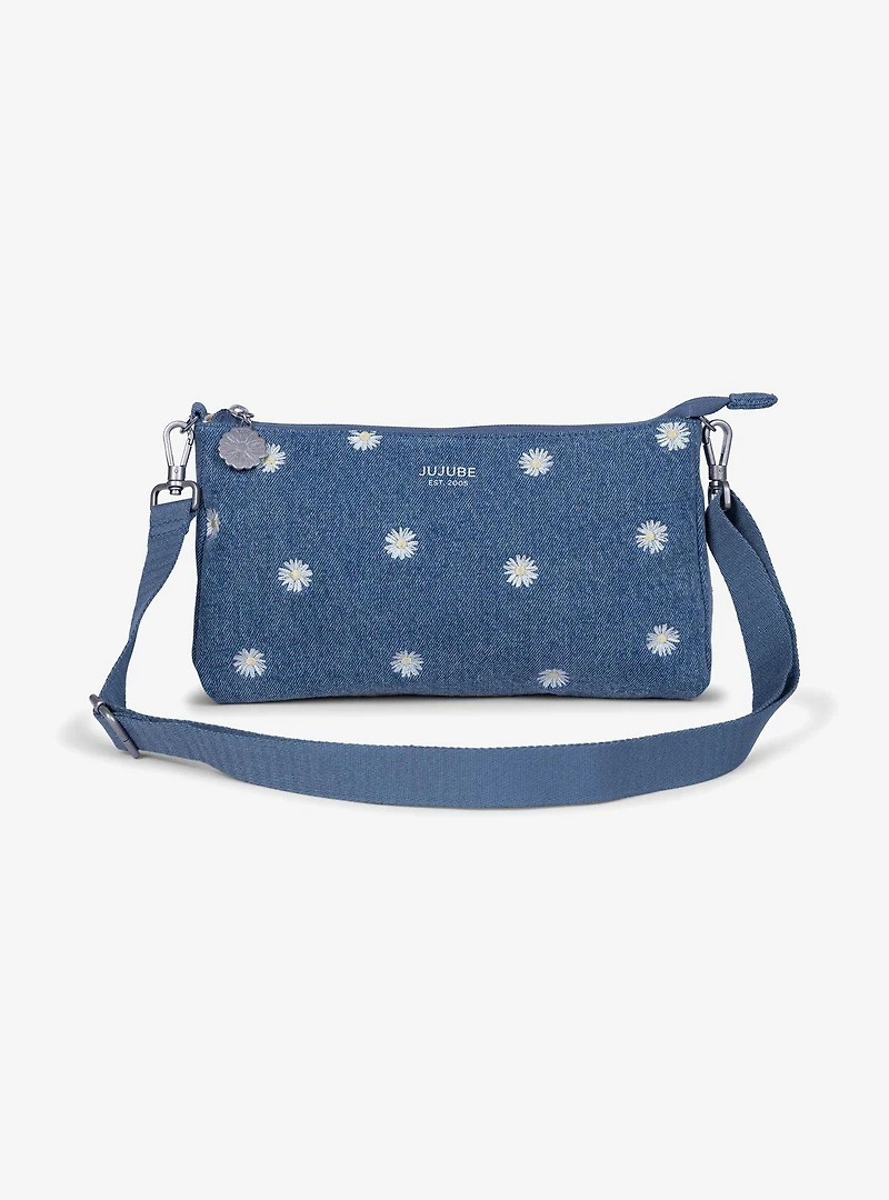 JuJuBe Denim and Daisies 3-piece Pouch Set