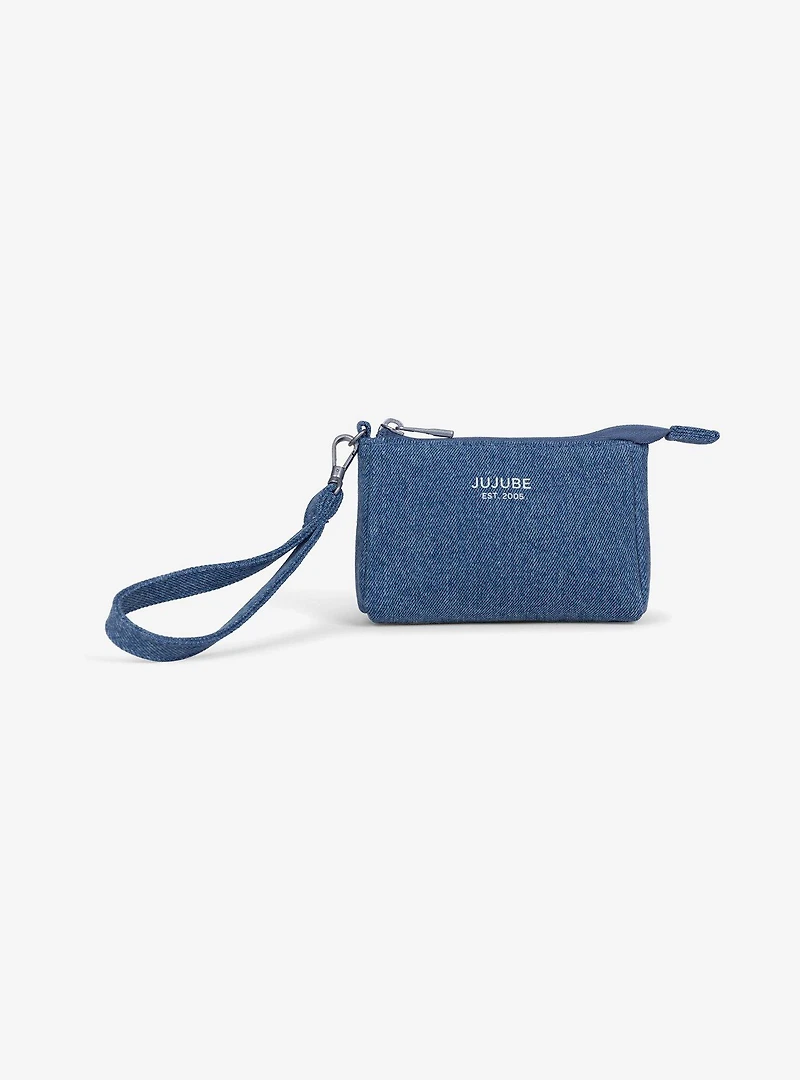 JuJuBe Denim and Daisies 3-piece Pouch Set