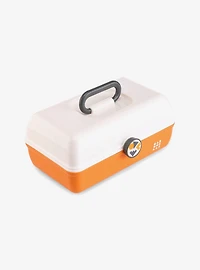 Caboodles School Spirit On-The-Go Girl White Over Orange