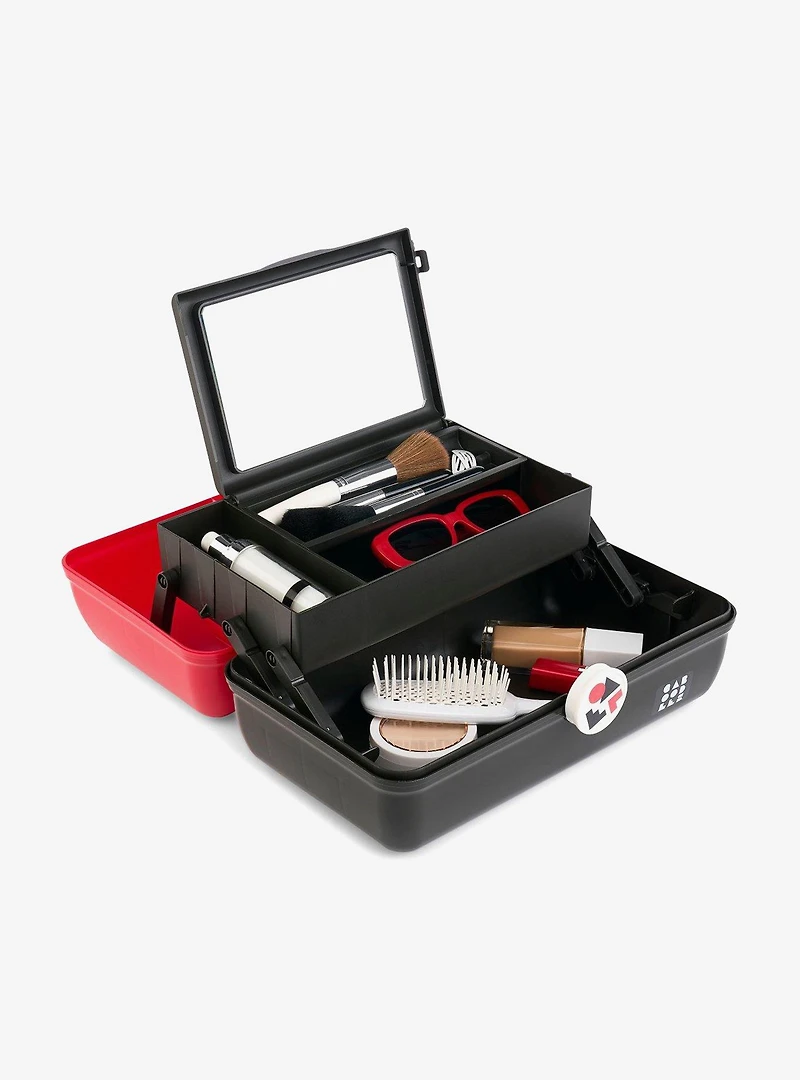 Caboodles School Spirit On-The-Go Girl Red Over Black
