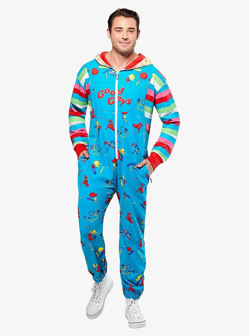 Chucky Hooded Zipsters Costume
