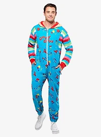 Chucky Hooded Zipsters Costume