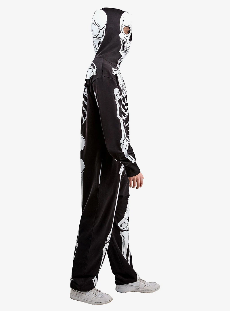 Skeleton Hooded Zipsters Costume