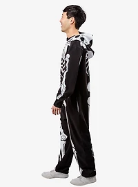 Skeleton Hooded Zipsters Costume