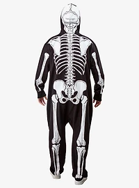 Skeleton Hooded Zipsters Costume