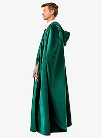 Green Full Length Hooded Renaissance Cloak