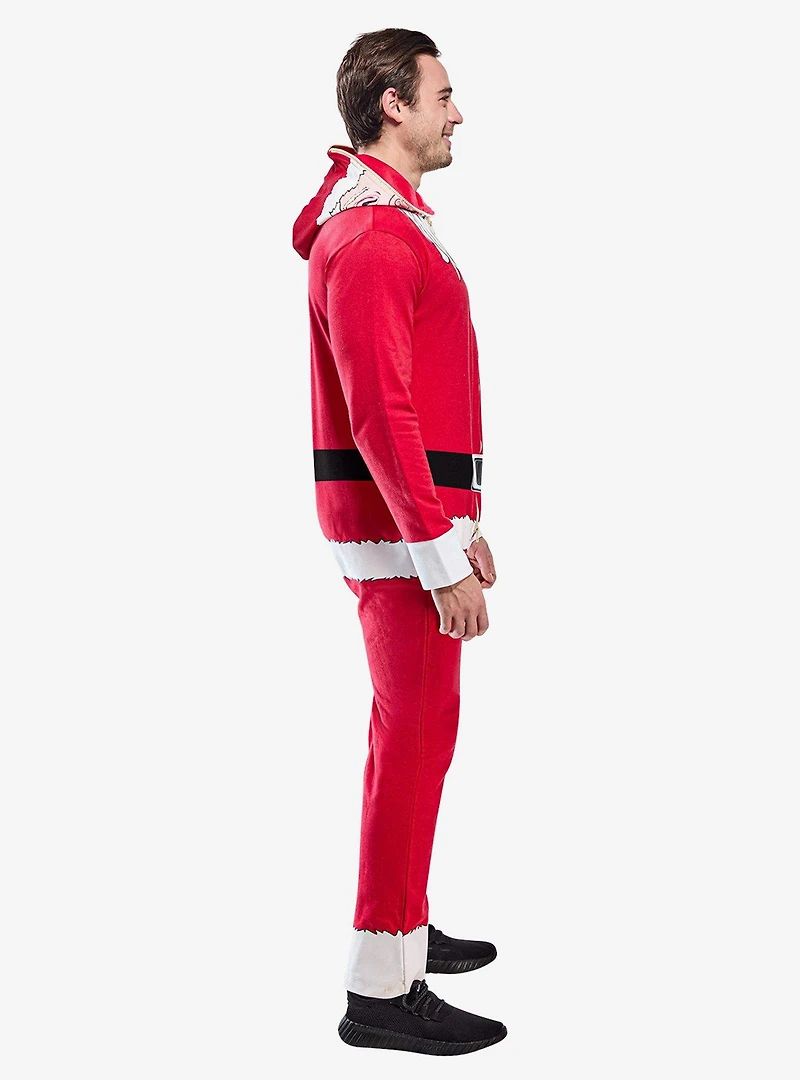 Santa Claus Hooded Zipsters Costume