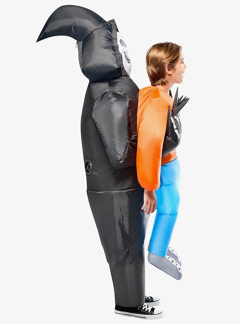Grim Reaper Abduction Inflatable Youth Costume
