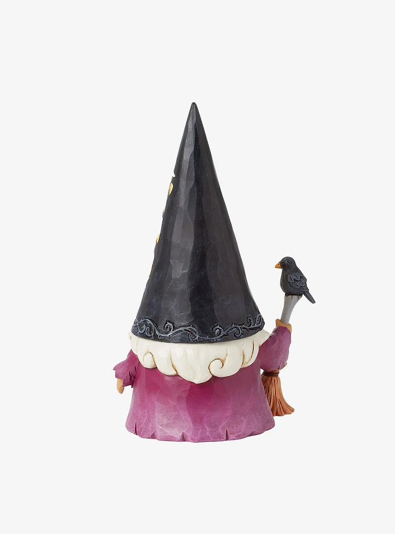 Halloween Wizard with LED Scene Figurine
