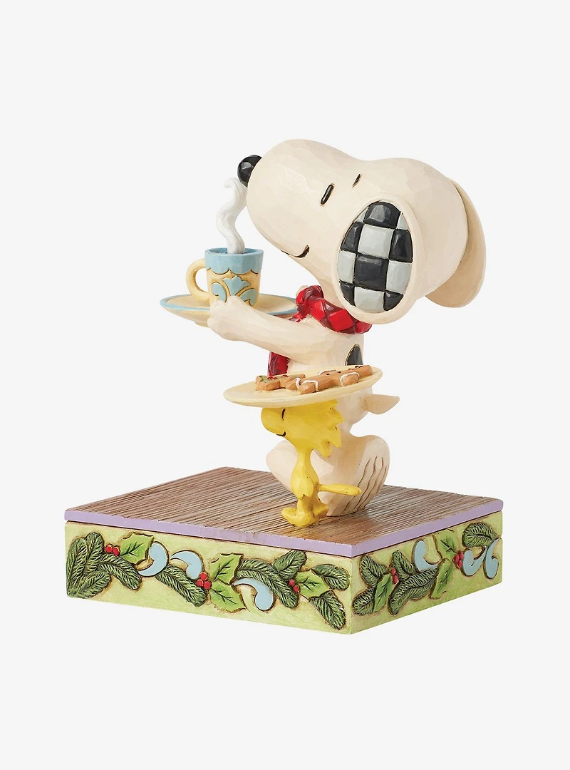 Peanuts Snoopy and Woodstock Cooking Figurine