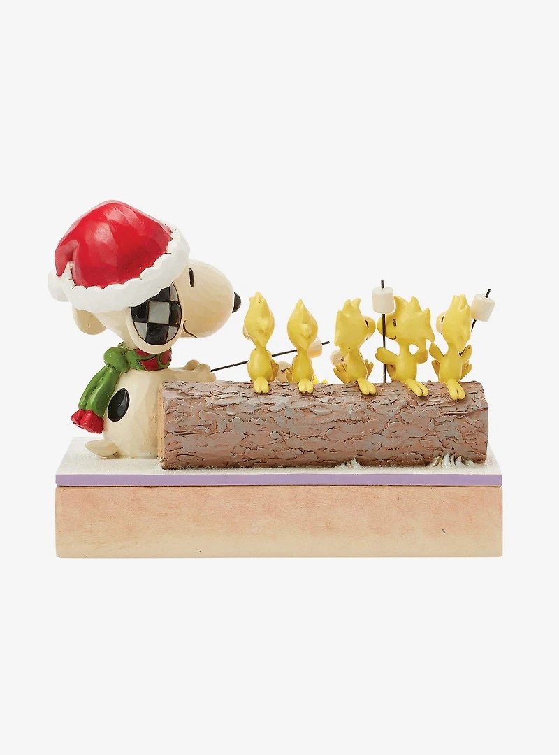 Peanuts Snoopy and Woodstocks Christmas Camping LED Figurine