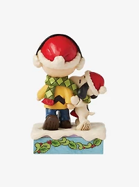 Peanuts Charlie Brown and Snoopy Christmas Figurine