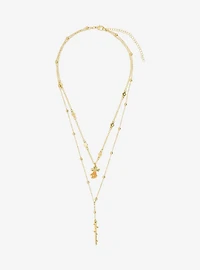 Harry Potter Mandrake and Wand Layered Necklace - BoxLunch Exclusive