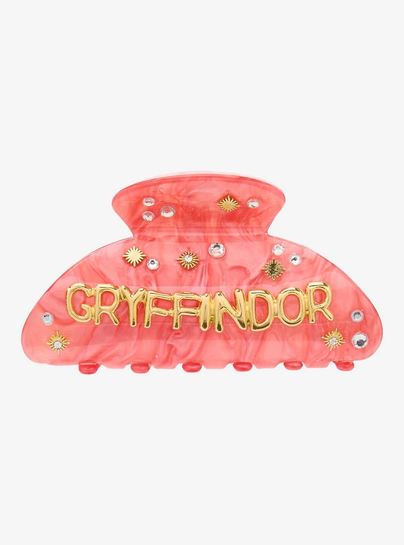 Harry Potter Gryffindor Lettered Claw Clip — BoxLunch Exclusive