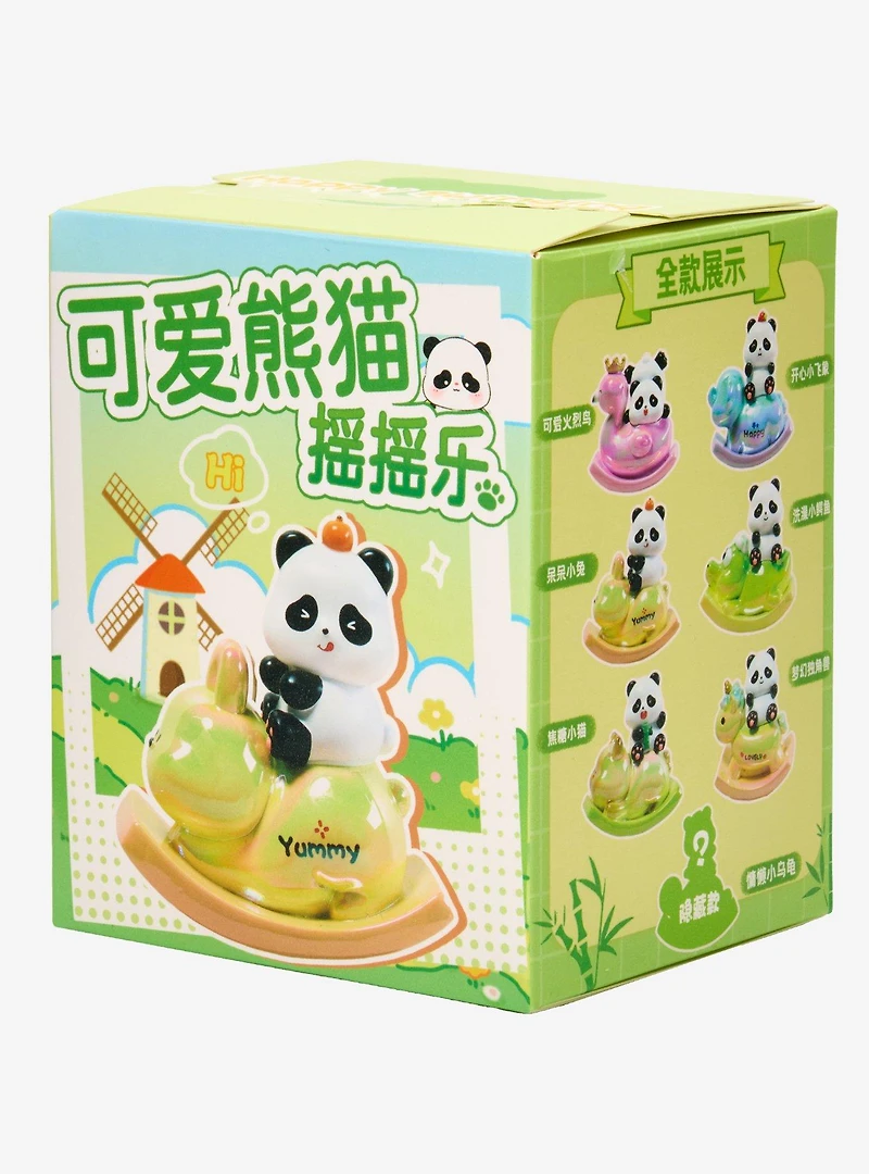 Panda Rocking Horse Blind Box Figure