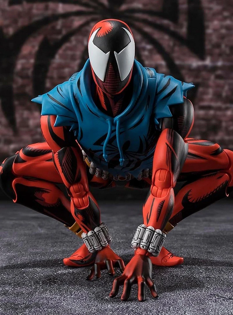 Bandai Namco Marvel Spider-Man: Across the Spider-Verse S.H.Figuarts Scarlet Spider Figure